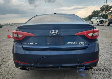 2015 Hyundai Sonata Sport из США, поврежденный, VIN 5NPE34AF3FH208182